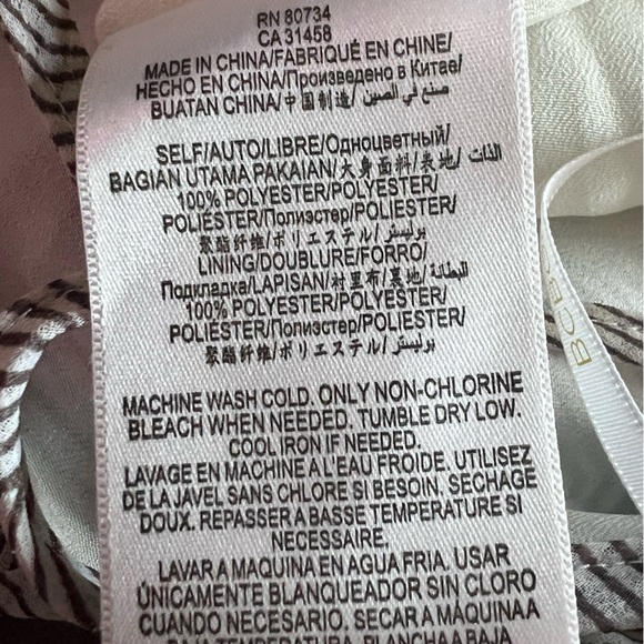 Bcbgeneration• black|white geometric maxi dress; size 4. EUC - Picture 11 of 15